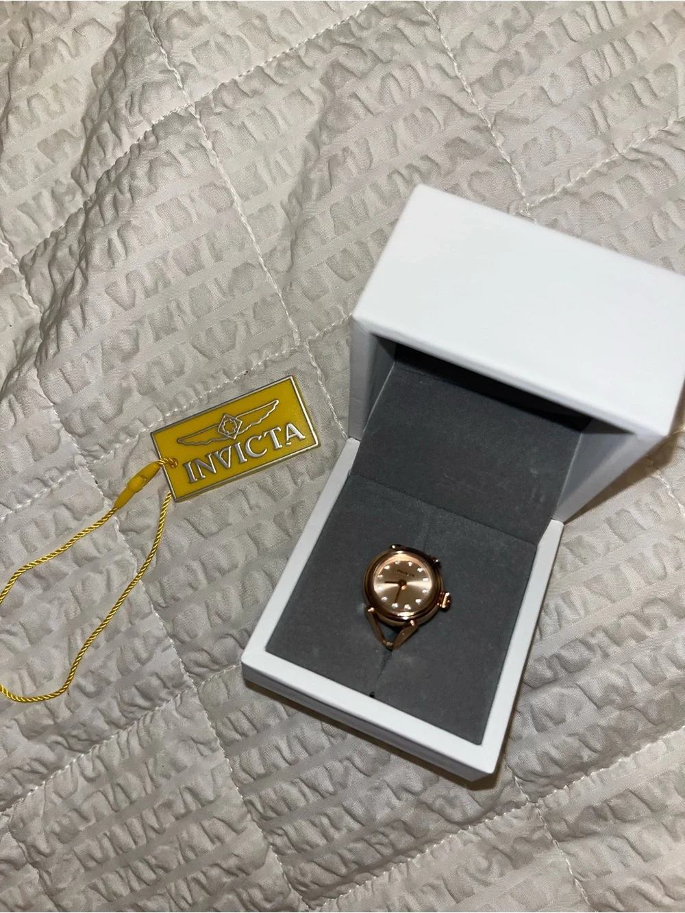 Invicta Mini Angel Lumalink Women's Ring Watch - 17.5mm (48575)